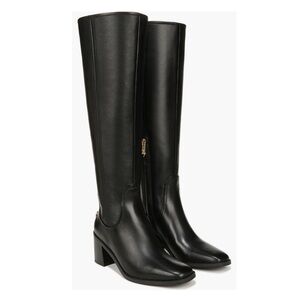 NEW Naturalizer 27 Edit Edda Black Leather Knee-High Boots